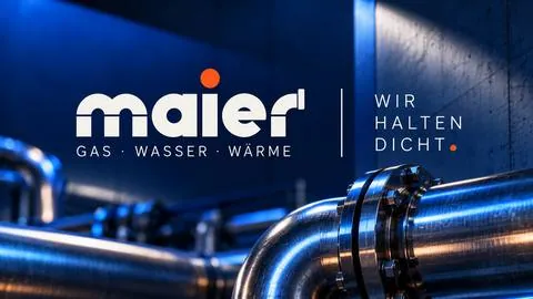 Maier Gas · Wasser · Wärme – Konzeptarbeit · Branding